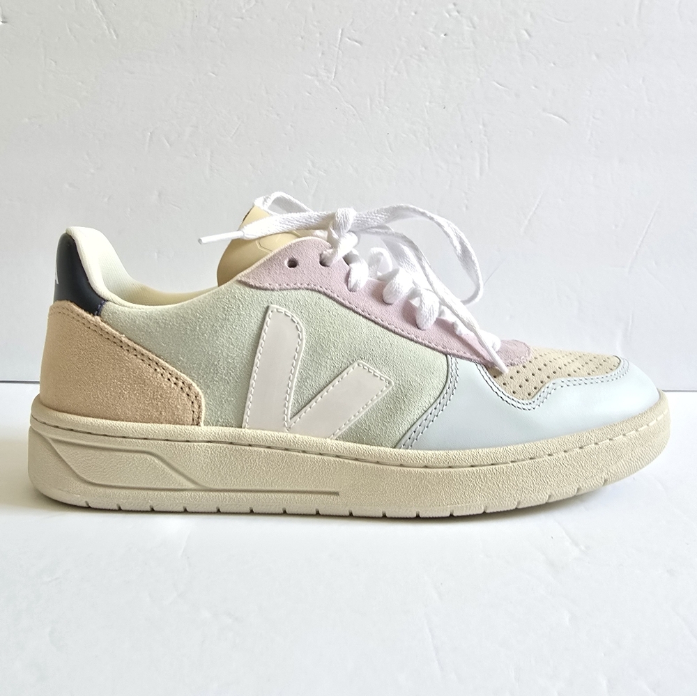 Veja Leather Multicolor Sneakers Size 40 - Picture 2 of 7